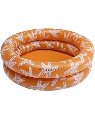 Swim Essentials Baby Swimming Pool - Rose Sea Stars Print - Diameter 60cm - PVC Inflatable Pools