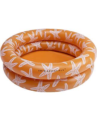 Swim Essentials Baby Swimming Pool - Rose Sea Stars Print - Diameter 60cm - PVC Inflatable Pools