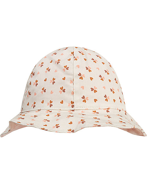 Swim Essentials Beach Hat - Cozy Hearts - UPF 50+ Fabric Sunhats