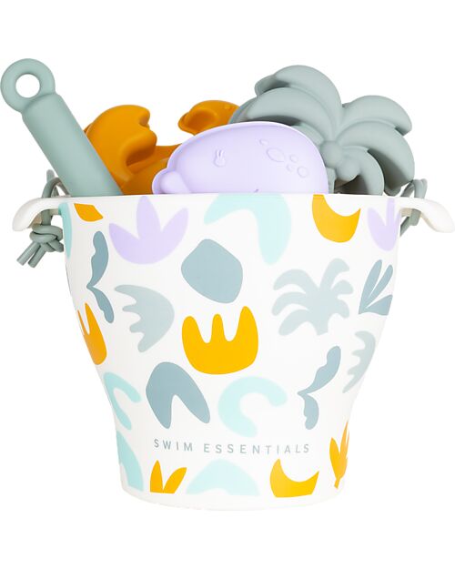 Swim Essentials Beach Play Set - Abstract Print - Silicone Beach Toys