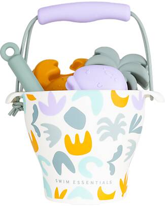 Swim Essentials Beach Play Set - Abstract Print - Silicone Beach Toys