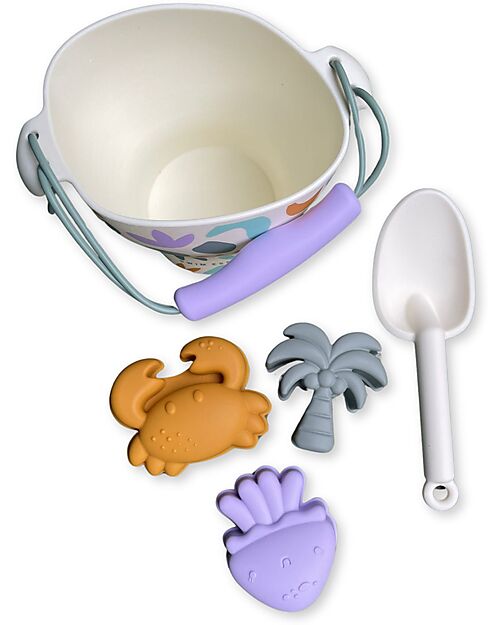 Swim Essentials Beach Play Set - Abstract Print - Silicone Beach Toys