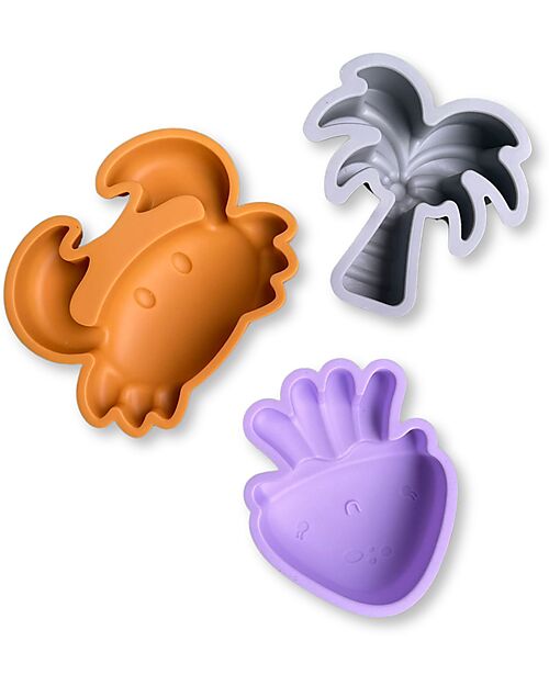 Swim Essentials Beach Play Set - Abstract Print - Silicone Beach Toys