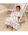 Swim Essentials Beach Poncho - Khaki Leopard Print - Dimensions 65x65 - 100% Cotton Towels And Flannels