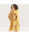Swim Essentials Beach Poncho - Yellow and White Print - Dimensions 65x65 - 100% Cotton Towels And Flannels
