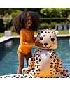 Swim Essentials Children's Play Pool - Beige Leopard Print - Diameter 203cm - PVC Inflatable Pools