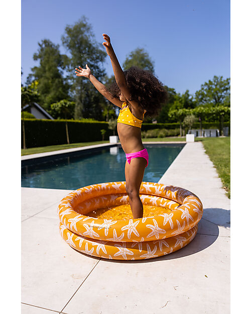 Swim Essentials Children's Swimming Pool - Sea Stars Print - Diameter 100cm - PVC Inflatable Pools