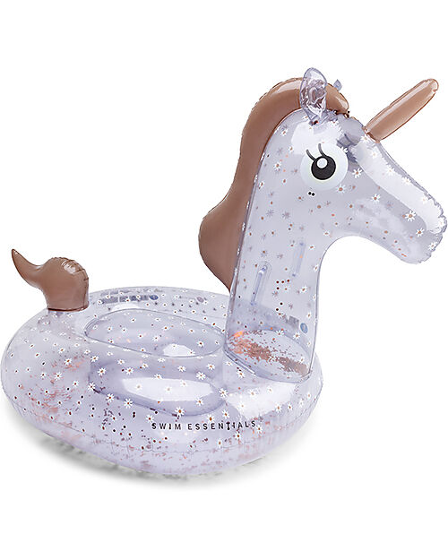 Swim Essentials Inflatable Ride-On - Unicorn with Daisies - 6+ years Beach Toys