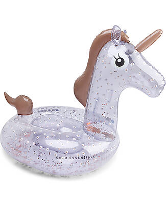 Swim Essentials Inflatable Ride-On - Unicorn with Daisies - 6+ years Beach Toys