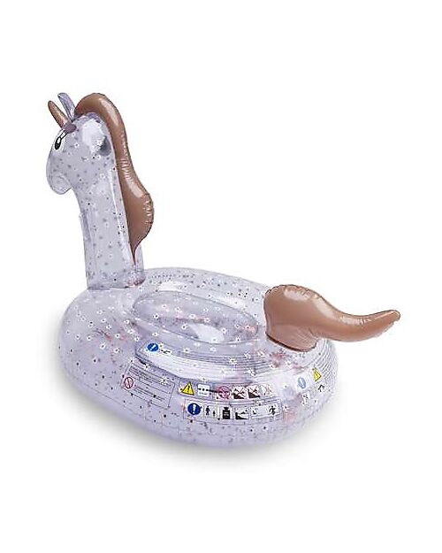 Swim Essentials Inflatable Ride-On - Unicorn with Daisies - 6+ years Beach Toys