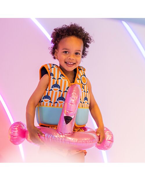 Swim Essentials Life Jacket - 4-6 Years - Shark Print - Foam Beach Toys