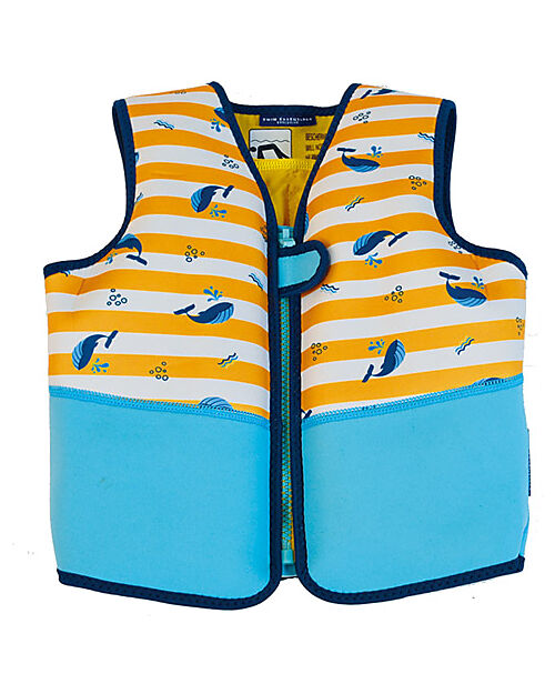 Swim Essentials Life Jacket - 4-6 Years - Whale Print - Foam Beach Toys
