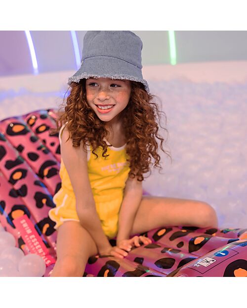 Swim Essentials Luxe Version Lie-on - Rose Gold Leopard Print - Length 177cm Beach Toys