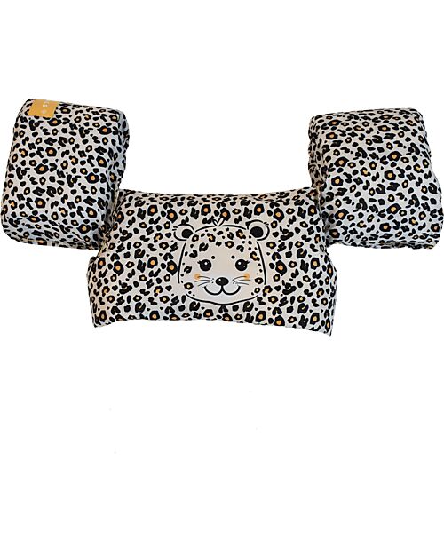 Swim Essentials Puddle Jumper - 2-6 Years - Beige Leopard Print - Foam Beach Toys
