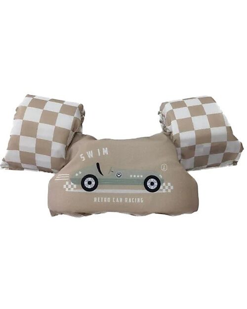 Swim Essentials Puddle Jumper - 2-6 Years - Sand Car Print - Foam Beach Toys