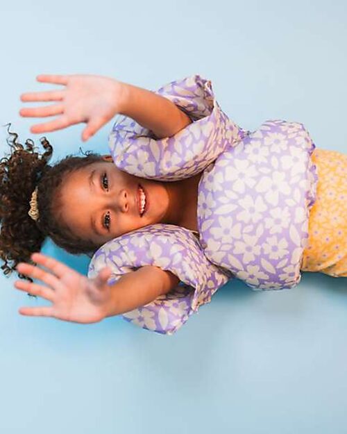 Swim Essentials Puddle Jumper - Florish Purple - Suitable for Ages 2 to 6 Beach Toys