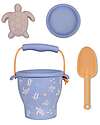 Swim Essentials Set of 4 Beach Toys - Coral Bliss - Silicone - 18m+ Beach Toys