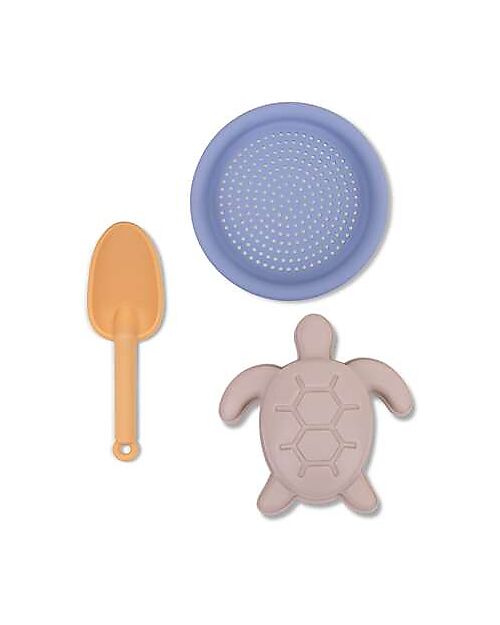 Swim Essentials Set of 4 Beach Toys - Coral Bliss - Silicone - 18m+ Beach Toys