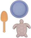 Swim Essentials Set of 4 Beach Toys - Coral Bliss - Silicone - 18m+ Beach Toys