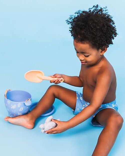 Swim Essentials Set of 4 Beach Toys - Coral Bliss - Silicone - 18m+ Beach Toys