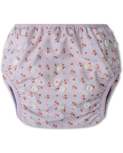Swim Essentials Swim Diaper - Cozy Hearts - with Elasticated Seams - from Birth to 3 Years Swim Diaper