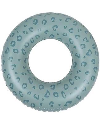 Swim Essentials Swim Ring - Green Leopard Print - Diameter 90cm - PVC Beach Toys