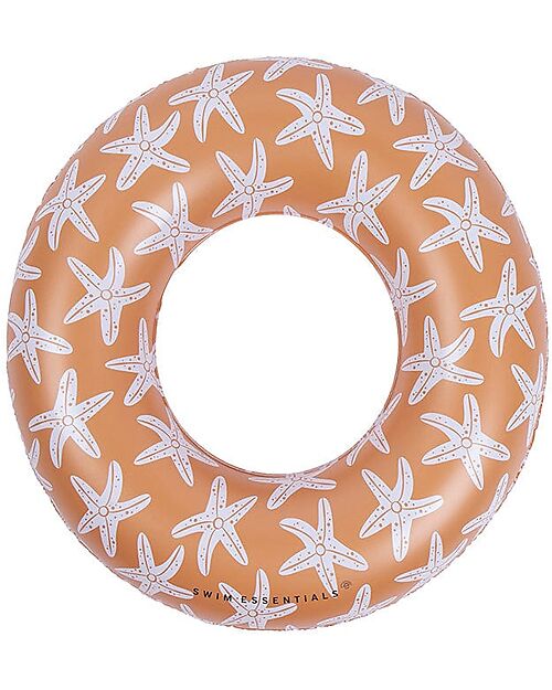 Swim Essentials Swim Ring - Sea Stars Print - Diameter 90cm - PVC Beach Toys