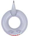Swim Essentials Swim Ring with Animal - Grey Shark Print - Diameter 55cm - PVC Beach Toys