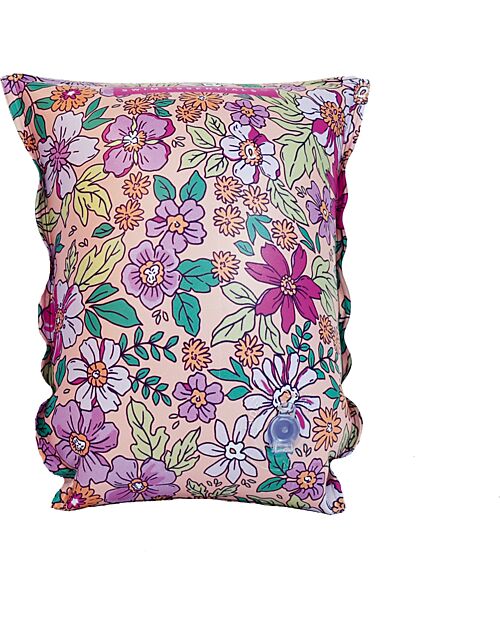Swim Essentials Swimming Armbands - 2-6 Years - Pink Blossom Print - PVC Beach Toys