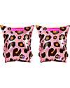 Swim Essentials Swimming Armbands - 2-6 Years - Rose Gold Leopard Print - PVC Beach Toys