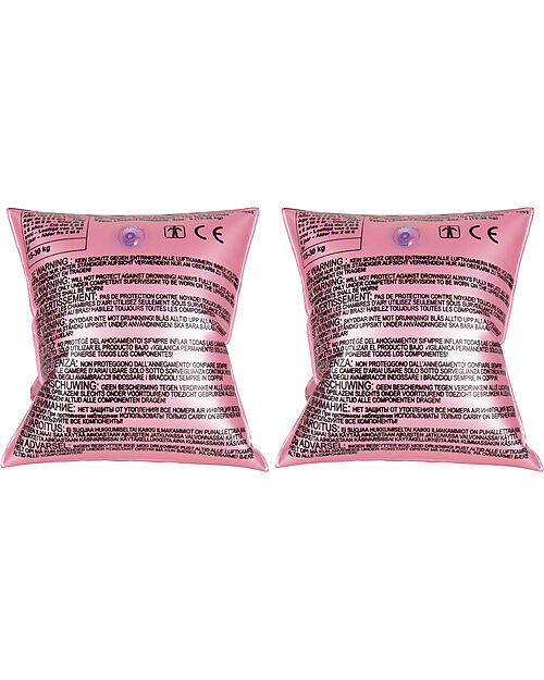 Swim Essentials Swimming Armbands - 2-6 Years - Rose Gold Leopard Print - PVC Beach Toys