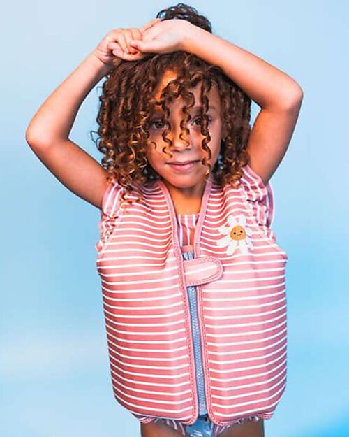 Swim Essentials Swimming Vest - Stripes - Daisy - 1-2 Years Beach Toys