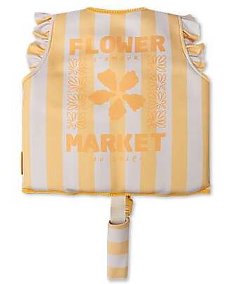 Swim Essentials Swimming Vest - Yellow Flower Market - Stripes - White and Yellow Beach Toys