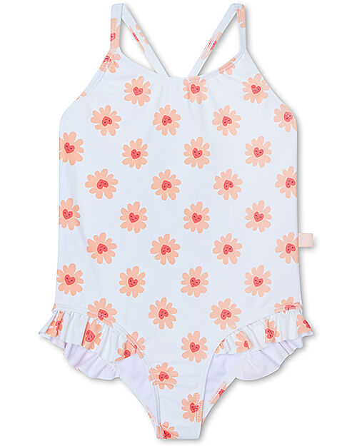 Swim Essentials UV Full Swimsuit - Flower Hearts Print - UPF50+ Fabric Swimsuits