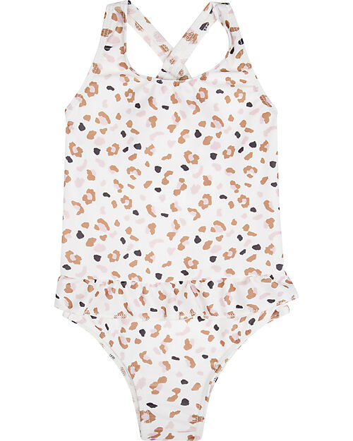 Swim Essentials UV Full Swimsuit - Khaki Leopard Print - UPF50+ Fabric Swimsuits