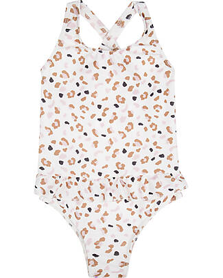 Swim Essentials UV Full Swimsuit - Khaki Leopard Print - UPF50+ Fabric Swimsuits