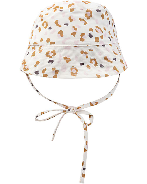 Swim Essentials UV Sun Hat for Kids - Khaki Leopard Print - SPF50+ Fabric Sunhats