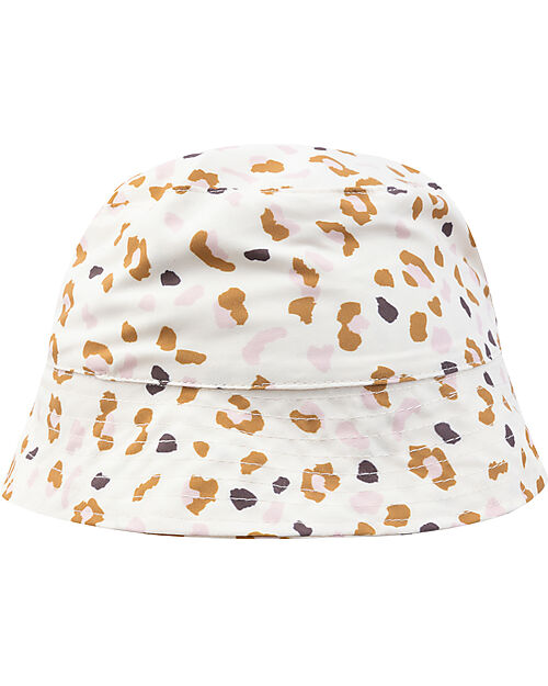 Swim Essentials UV Sun Hat for Kids - Khaki Leopard Print - SPF50+ Fabric Sunhats