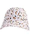 Swim Essentials UV Sun Hat for Kids - Khaki Leopard Print - SPF50+ Fabric Sunhats