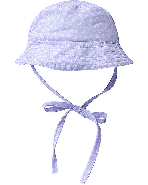 Swim Essentials UV Sun Hat for Kids - Lila Leopard Print - SPF50+ Fabric Sunhats
