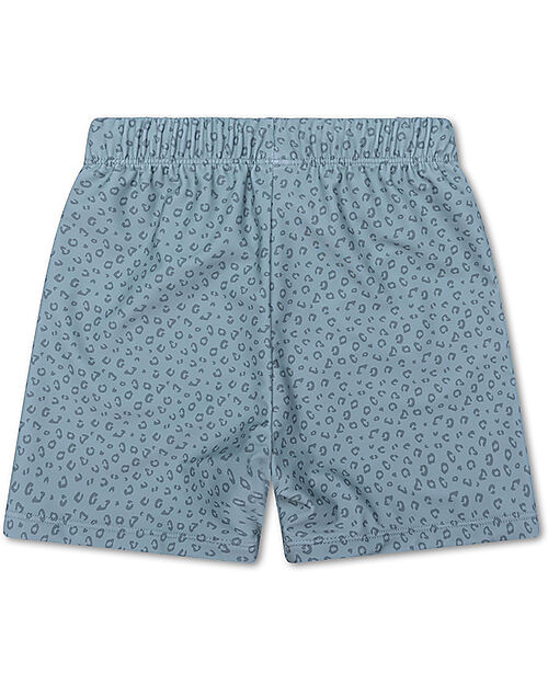 Swim Essentials UV Swim Shorts for Boys - Green Leopard Print - UPF50+ Fabric Swimming Trunks