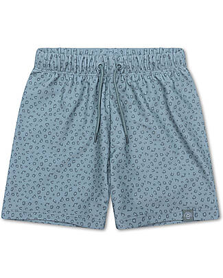 Swim Essentials UV Swim Shorts for Boys - Green Leopard Print - UPF50+ Fabric Swimming Trunks
