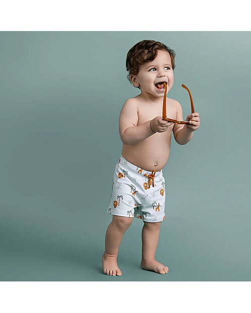 Swim Essentials UV Swim Shorts for Boys - Jungle Print - UPF50+ Fabric Swimming Trunks