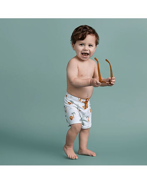 Swim Essentials UV Swim Shorts for Boys - Jungle Print - UPF50+ Fabric Swimming Trunks