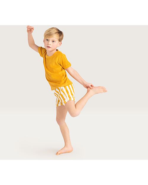 Swim Essentials UV Swim Shorts for Boys -  Stripes Print - UPF50+ Fabric Swimming Trunks