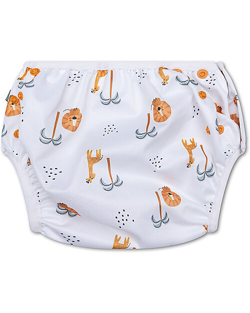 Swim Essentials Washable Swim Diaper - Jungle Print - Elastic Edges Swim Diaper