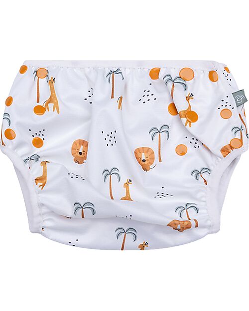 Swim Essentials Washable Swim Diaper - Jungle Print - Elastic Edges Swim Diaper