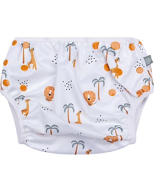 Swim Essentials Washable Swim Diaper - Jungle Print - Elastic Edges Swim Diaper
