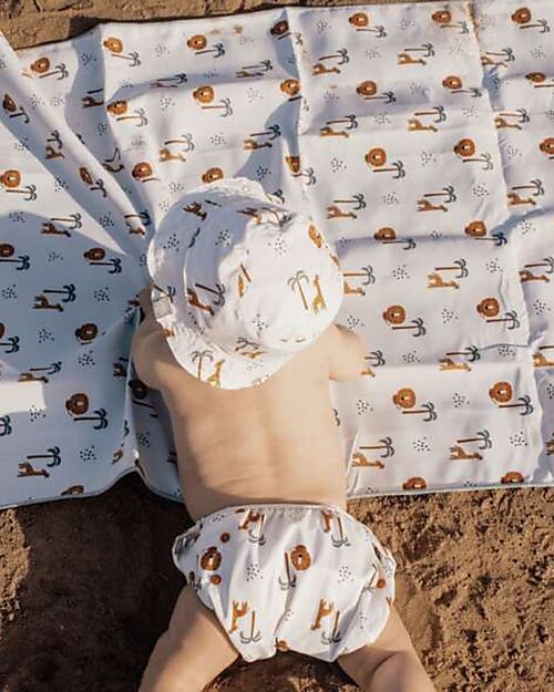 Swim Essentials Washable Swim Diaper - Jungle Print - Elastic Edges Swim Diaper