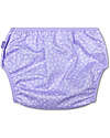 Swim Essentials Washable Swim Diaper - Lila Leopard Print - Elastic Edges Swim Diaper
